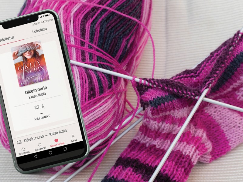 ”Suomen ensimmäinen neuleromaani” ilmestyi!