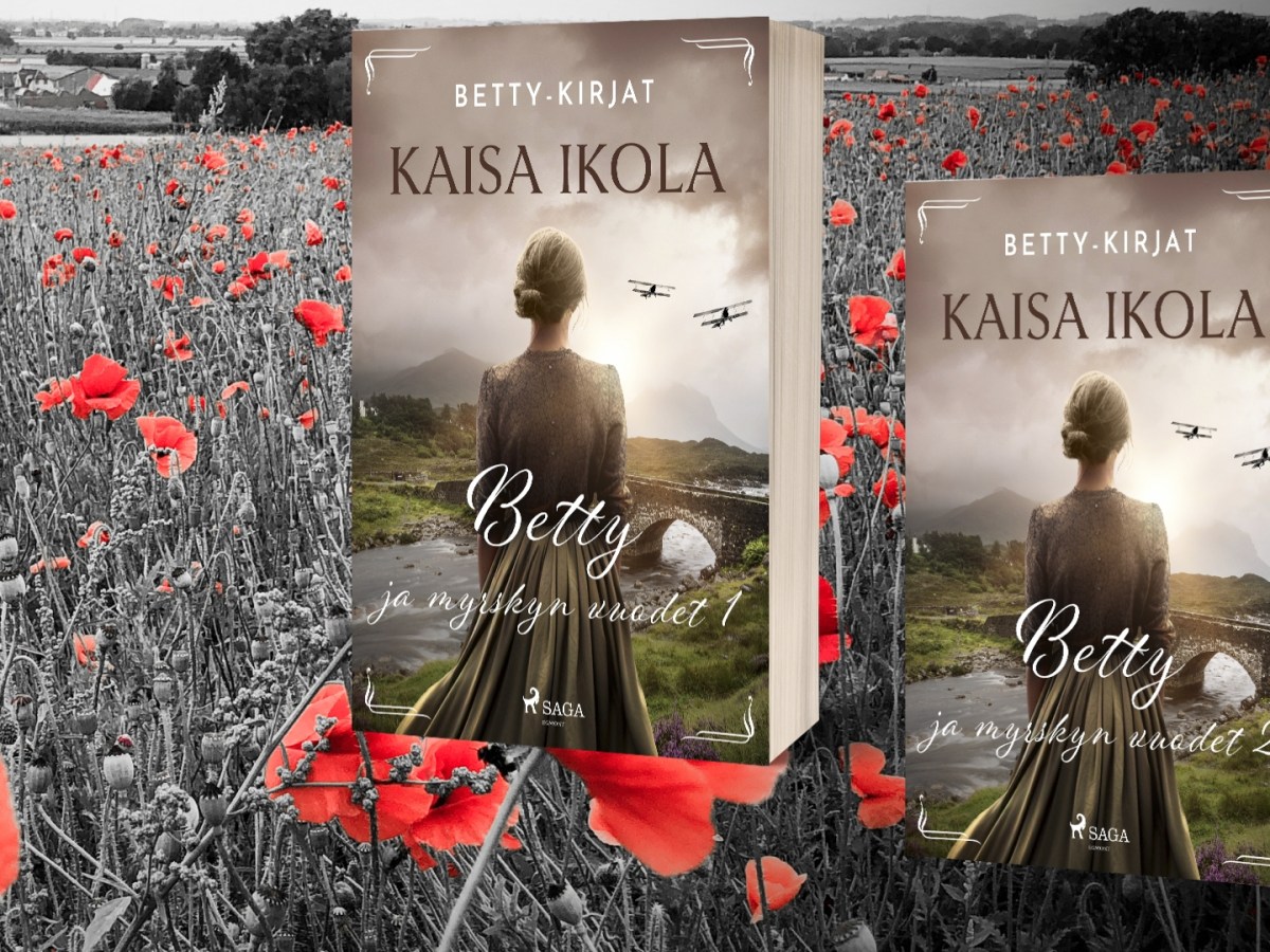 Betty ja myrskyn vuodet painettuna kahtena&nbsp;niteenä