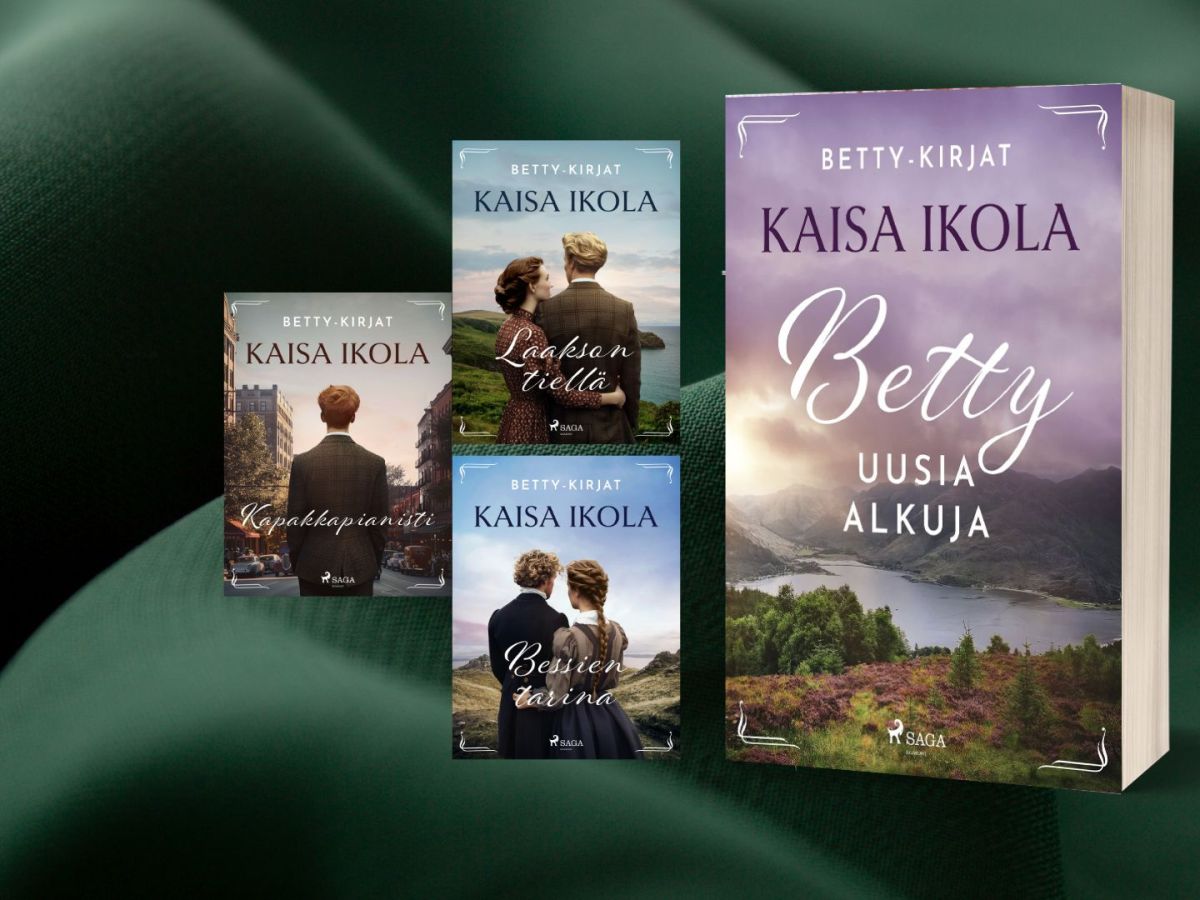 Koko Betty-sarja kansissa