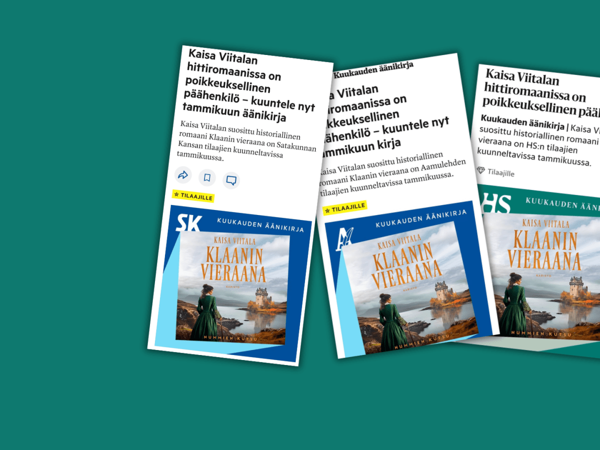 Klaanin vieraana Sanoman lehtien&nbsp;äänikirjana